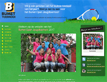Tablet Screenshot of bumet-toernooi.nl